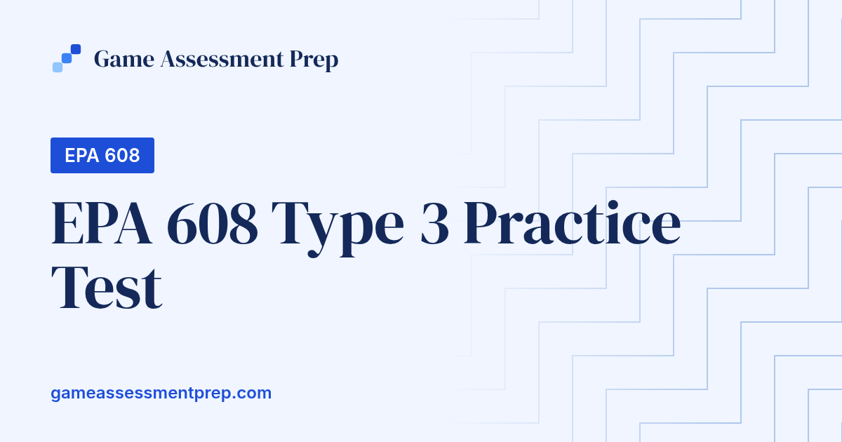 Free EPA 608 Type 3 Practice Test (2026) | Low-Pressure