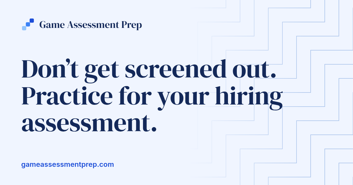 Game Assessment Prep — HireVue, Aon & Pymetrics Practice