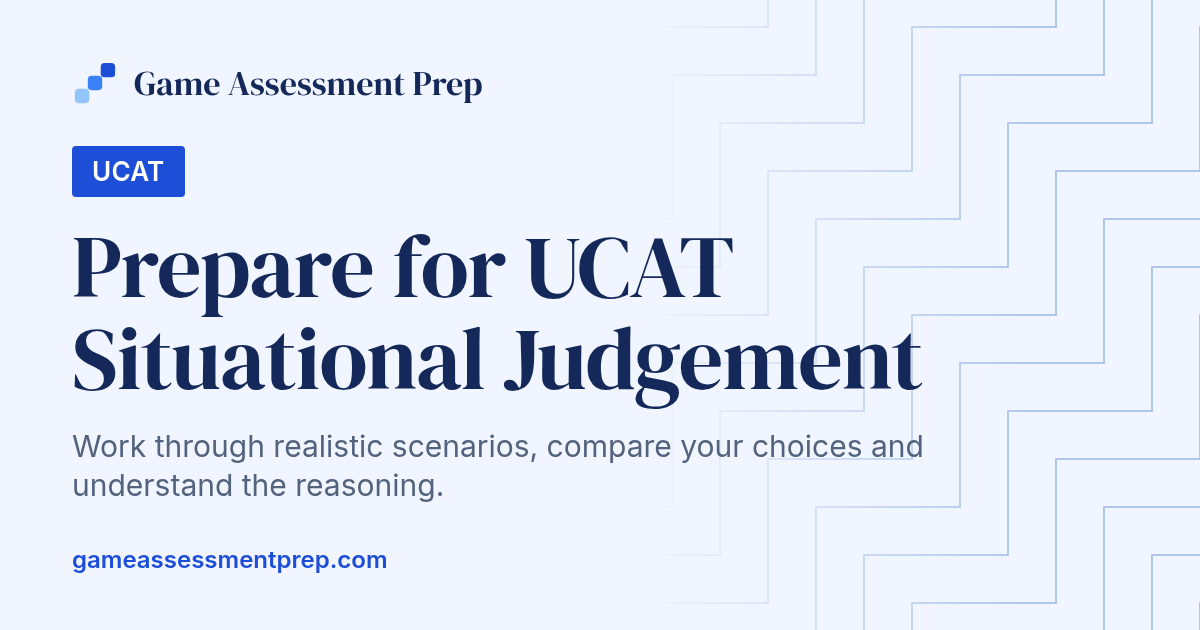 Free UCAT Situational Judgement Practice | SJT Tests & Explanations
